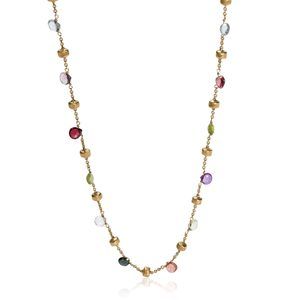 Marco Bicego Paradise Mix Gemstone Necklace in 18K Yellow Gold